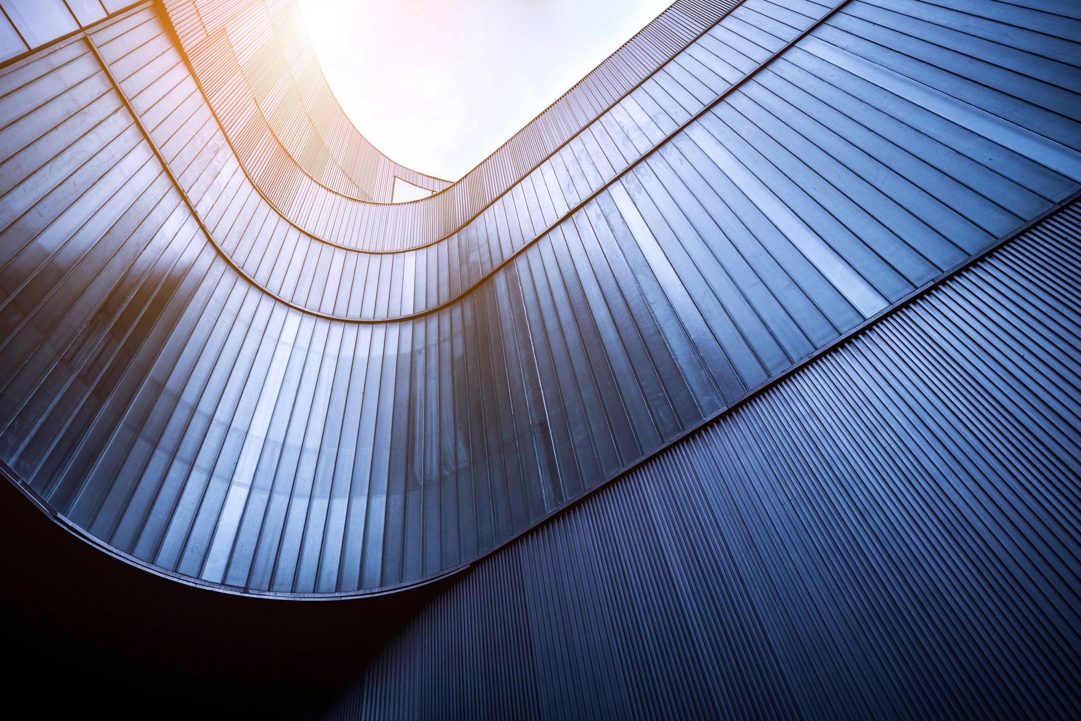 Modern glass architecture representing stability and structure